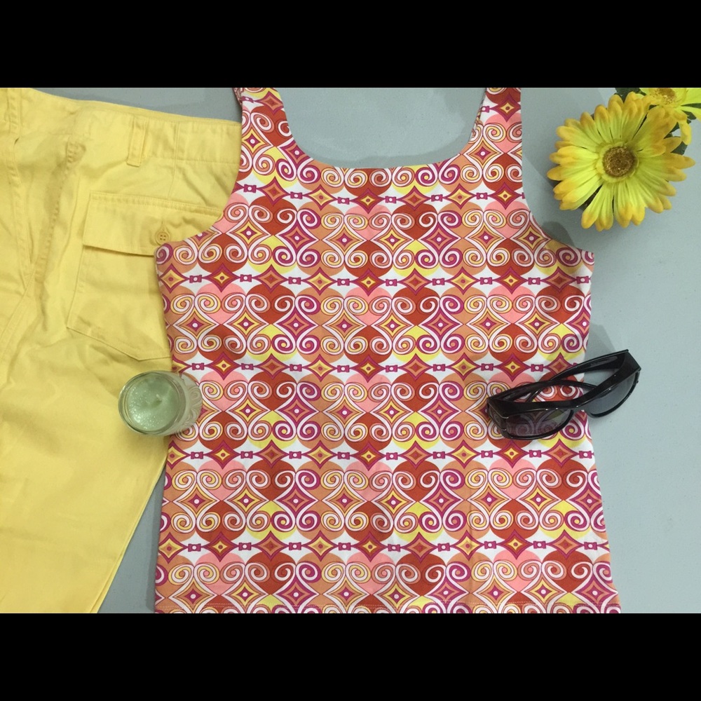 Susan Lawrence Women's Sleeveless Tank Top  Sz L